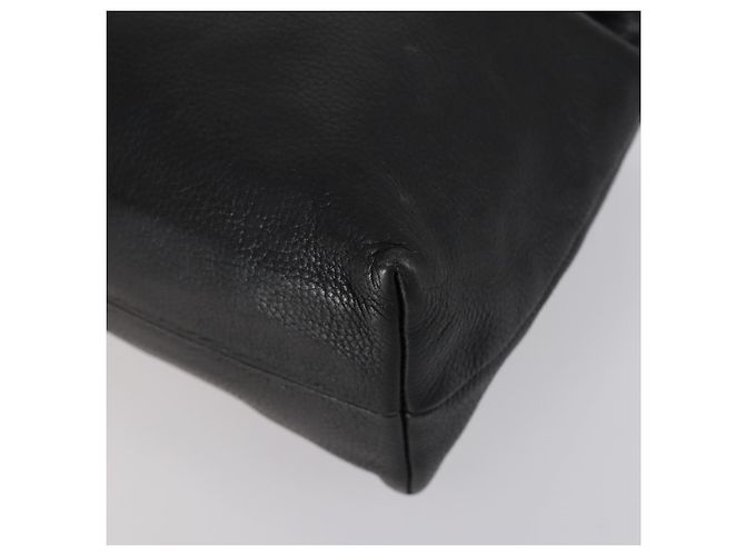 Borsa Gianni Versace Saint Laurent in PVC pelle 2 pezzi nero beige Auth 151922 - vista 7