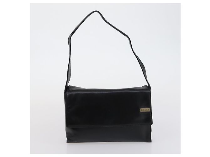 BALLY Borsa a Mano in Pelle 2 Pezzi Nera Auth bs30961 Nero - vista 10