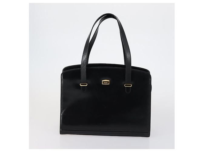 BALLY Borsa a Mano in Pelle 2 Pezzi Nera Auth bs30961 Nero - vista 2
