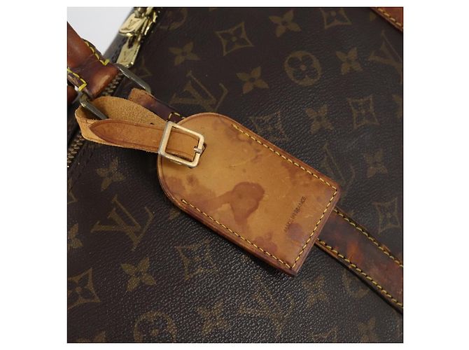 LOUIS VUITTON Borsa Boston Monogram Keepall 50 M41426 LV Auth 147097 Monogramma - vista 20