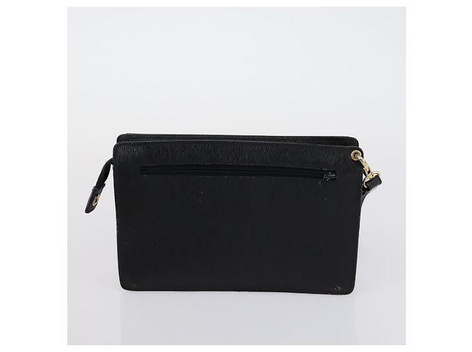 BALLY Borsa Boston Pelle Nylon 2 Set Nera Auth bs30850 Nero - vista 11