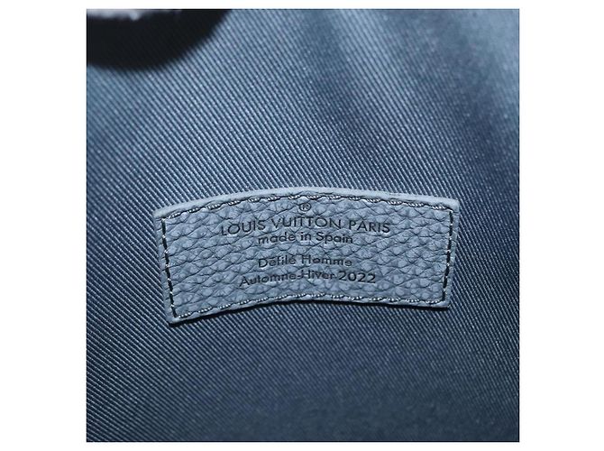 LOUIS VUITTON Borsa Hobo Cruiser PM Taurillon Climbing Grigia M20875 Auth 151374SM Marrone - vista 23