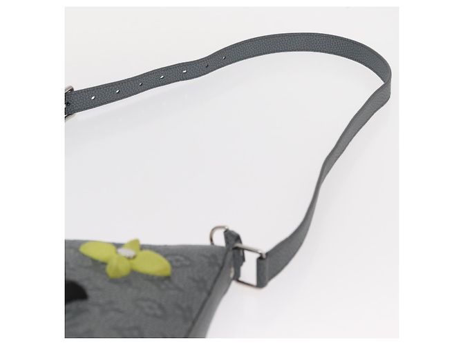 LOUIS VUITTON Borsa Hobo Cruiser PM Taurillon Climbing Grigia M20875 Auth 151374SM Marrone - vista 8