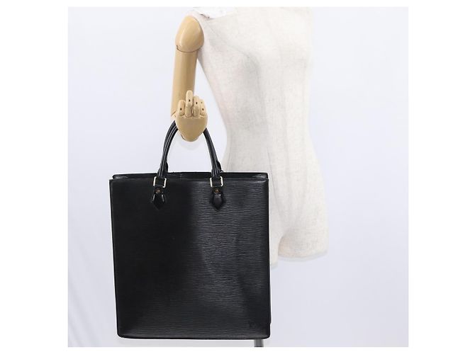 LOUIS VUITTON Borsa Sac Plat Epi Nera M59082 LV Autentica ka251 Nero - vista 22