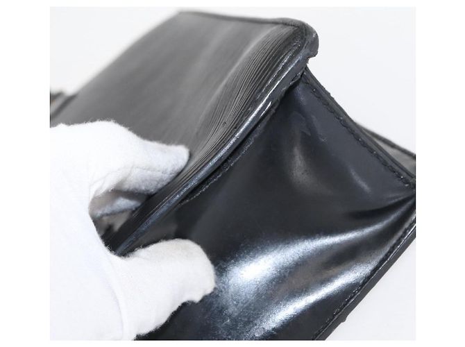 LOUIS VUITTON Borsa Sac Plat Epi Nera M59082 LV Autentica ka251 Nero - vista 6