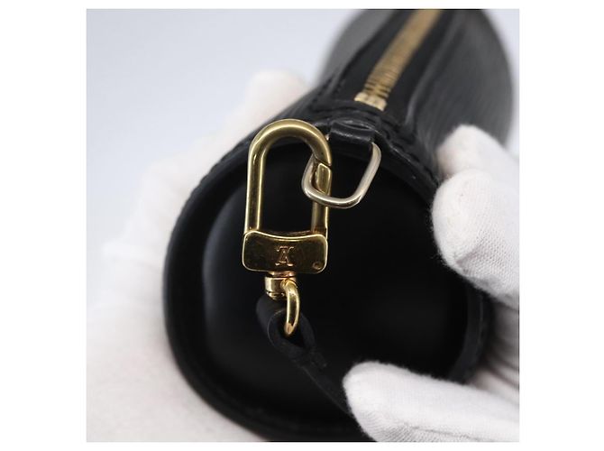 POCHETTE SOUFFLOT ÉPI NERA LOUIS VUITTON Auth yk19611 Nero - vista 17