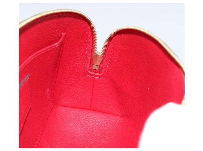 LOUIS VUITTON Pochette PM Monogram Empreinte Vermelha M69414 Auth 154301V Vermelho - vista 17