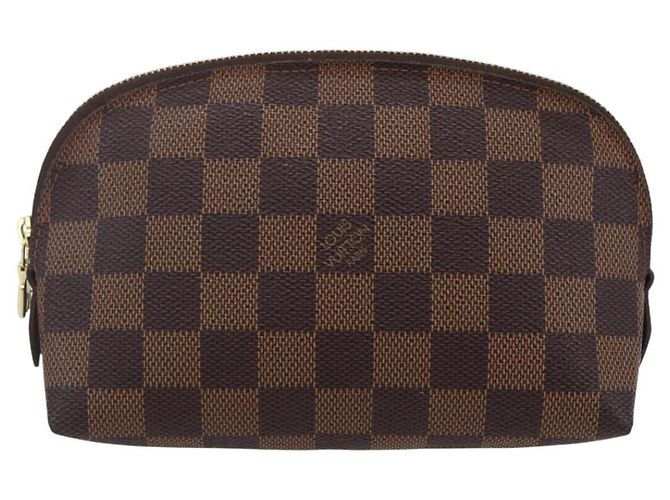 LOUIS VUITTON Pochette Cosmetica PM Damier Ebene N47516 Auth LV ka231 - vista 13