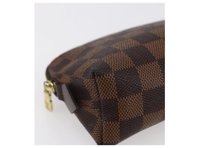 LOUIS VUITTON Pochette Cosmetica PM Damier Ebene N47516 Auth LV ka231 - vista 14