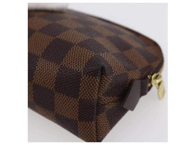 LOUIS VUITTON Pochette Cosmetica PM Damier Ebene N47516 Auth LV ka231 - vista 15