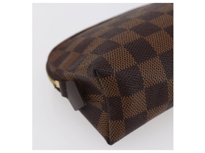 LOUIS VUITTON Pochette Cosmetica PM Damier Ebene N47516 Auth LV ka231 - vista 16