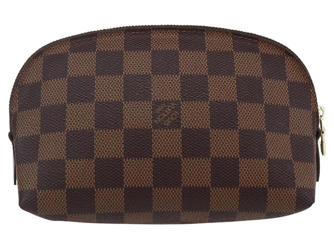 LOUIS VUITTON Pochette Cosmetica PM Damier Ebene N47516 Auth LV ka231 - vista 2