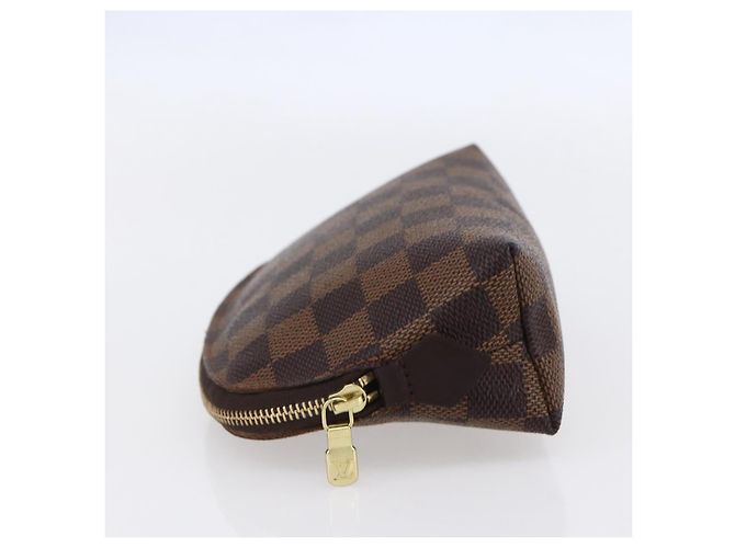 LOUIS VUITTON Pochette Cosmetica PM Damier Ebene N47516 Auth LV ka231 - vista 3