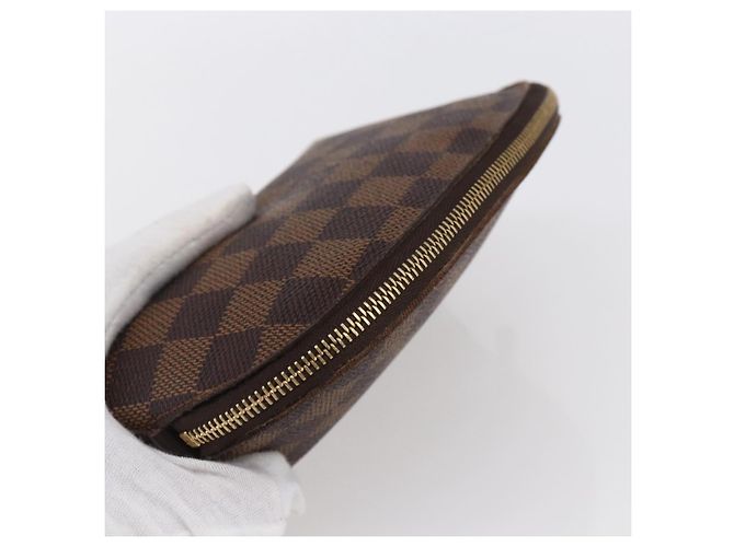 LOUIS VUITTON Pochette Cosmetica PM Damier Ebene N47516 Auth LV ka231 - vista 5