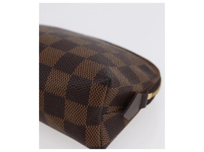 LOUIS VUITTON Pochette Cosmetica PM Damier Ebene N47516 Auth LV ka231 - vista 7