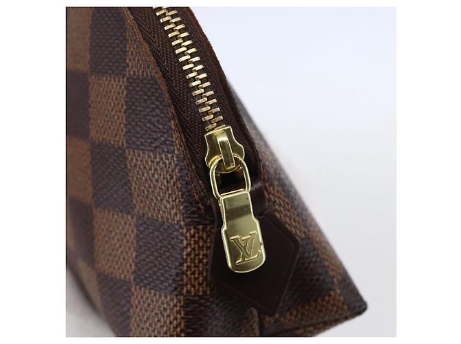 LOUIS VUITTON Pochette Cosmetica PM Damier Ebene N47516 Auth LV ka231 - vista 8