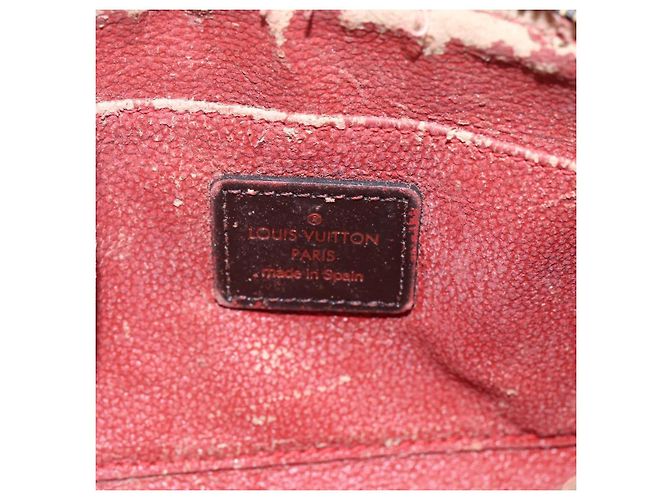 LOUIS VUITTON Pochette Cosmetica PM Damier Ebene N47516 Auth LV ka231 - vista 9