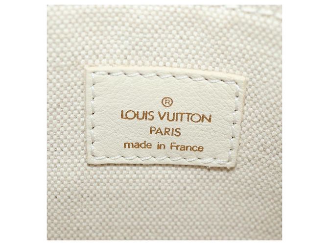 LOUIS VUITTON Tinkerbell Polka Dots Panama Bag Canvas White M95407 Auth 153639SM - view 21
