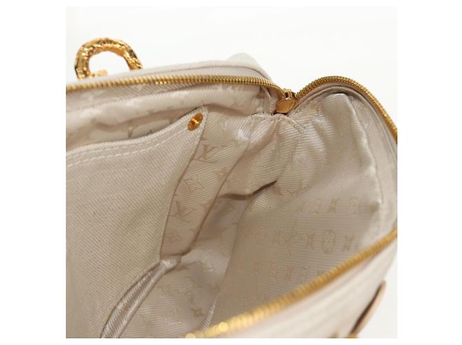 LOUIS VUITTON Tinkerbell Polka Dots Panama Bag Canvas White M95407 Auth 153639SM - view 22