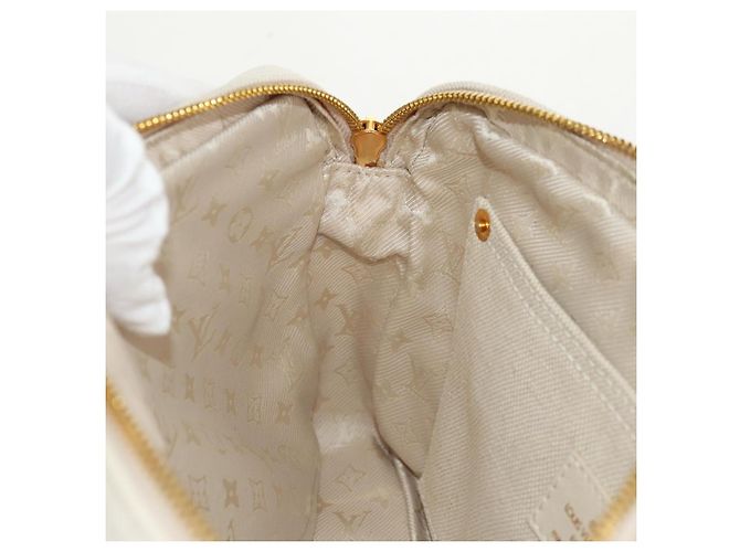 LOUIS VUITTON Tinkerbell Polka Dots Panama Bag Canvas White M95407 Auth 153639SM - view 23
