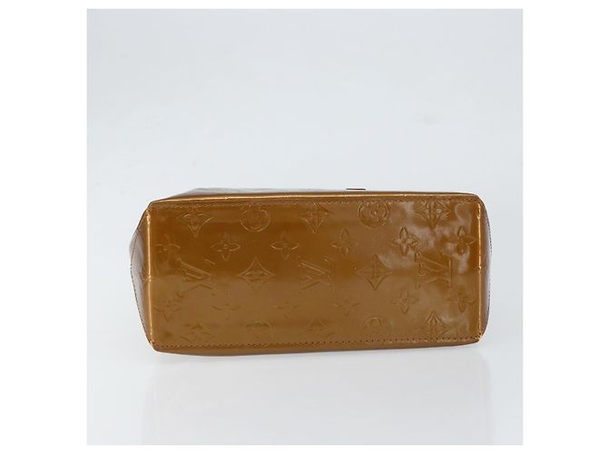 LOUIS VUITTON Monogram Vernis Reade PM Borsa a Mano Bronzo M91146 LV Auth yk19861 - vista 5