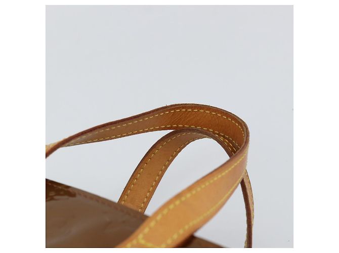 LOUIS VUITTON Monogram Vernis Reade PM Borsa a Mano Bronzo M91146 LV Auth yk19861 - vista 8