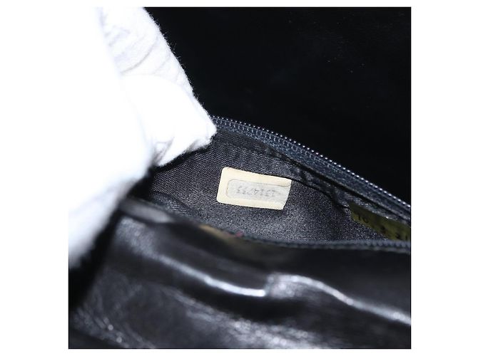 CHANEL Matelassierte Schultertasche aus Lammleder Braun Gold CC Auth BA8409 Golden - Ansicht 12
