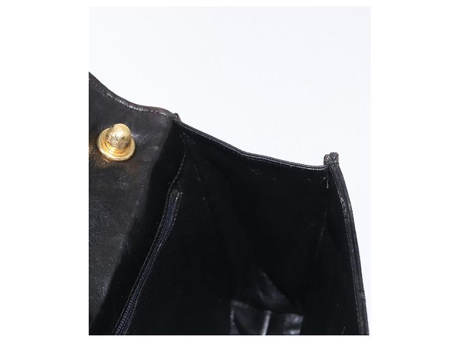 CHANEL Matelassierte Schultertasche aus Lammleder Braun Gold CC Auth BA8409 Golden - Ansicht 19