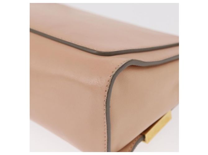 Chloé Borsa a spalla in pelle Chloe con catena rosa oro Auth BA8401 D'oro - vista 16