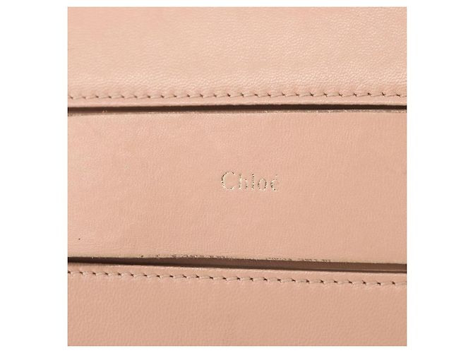 Chloé Borsa a spalla in pelle Chloe con catena rosa oro Auth BA8401 D'oro - vista 17