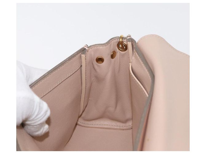 Chloé Borsa a spalla in pelle Chloe con catena rosa oro Auth BA8401 D'oro - vista 20