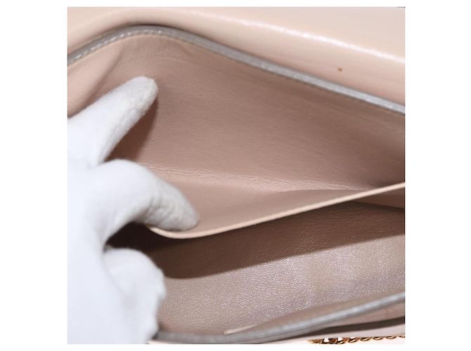 Chloé Borsa a spalla in pelle Chloe con catena rosa oro Auth BA8401 D'oro - vista 21