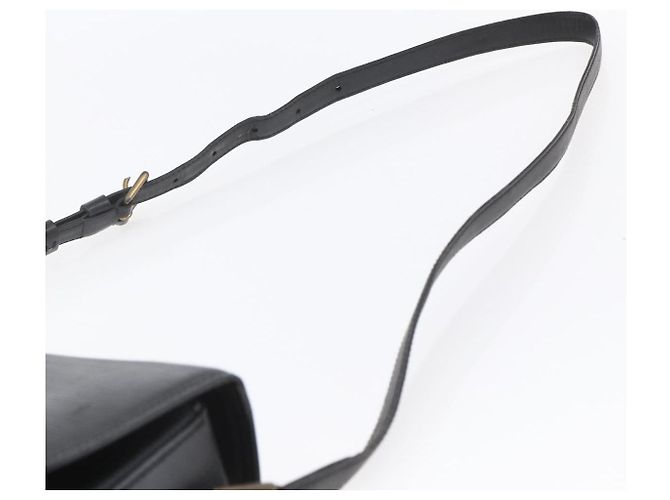 LOUIS VUITTON Borsa a Spalla Epi Saint Cloud GM Nera M52192 LV Auth BA8327 Nero - vista 14
