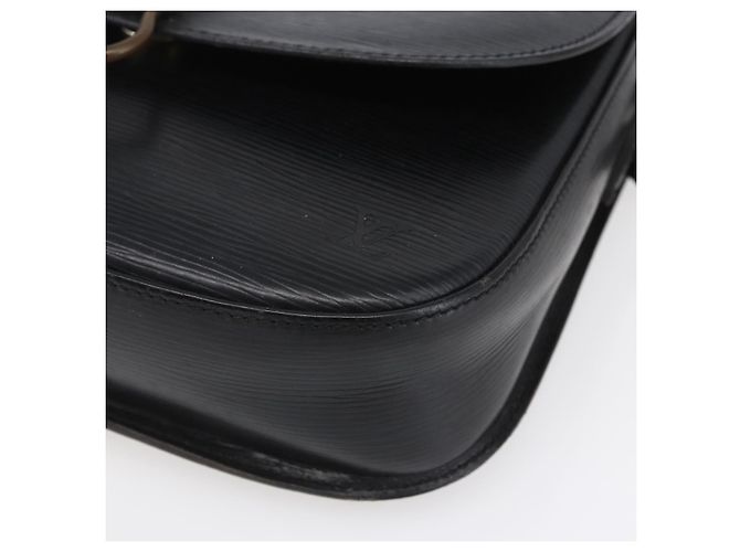 LOUIS VUITTON Borsa a Spalla Epi Saint Cloud GM Nera M52192 LV Auth BA8327 Nero - vista 15