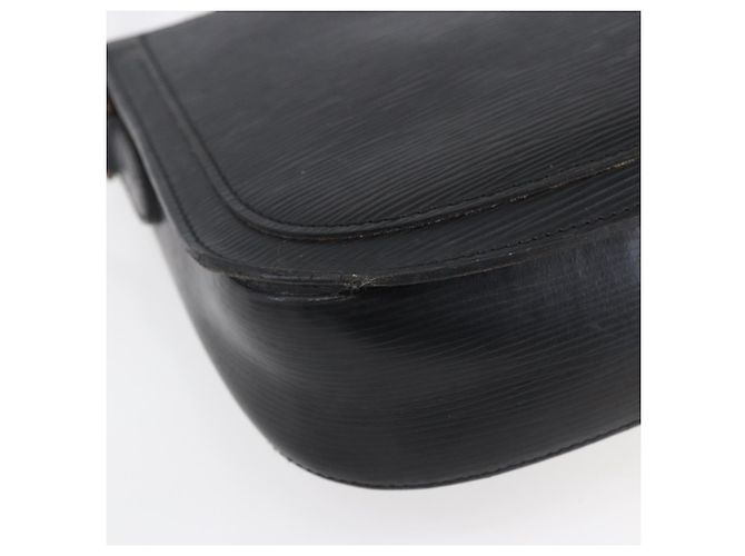 LOUIS VUITTON Borsa a Spalla Epi Saint Cloud GM Nera M52192 LV Auth BA8327 Nero - vista 17