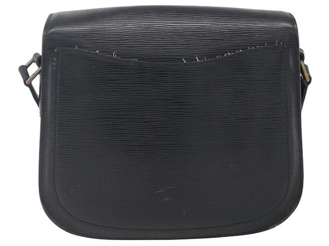 LOUIS VUITTON Borsa a Spalla Epi Saint Cloud GM Nera M52192 LV Auth BA8327 Nero - vista 2