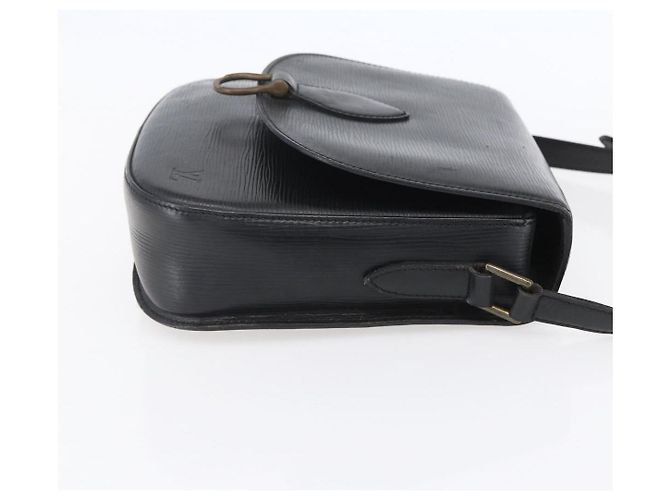LOUIS VUITTON Borsa a Spalla Epi Saint Cloud GM Nera M52192 LV Auth BA8327 Nero - vista 4