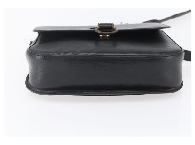 LOUIS VUITTON Borsa a Spalla Epi Saint Cloud GM Nera M52192 LV Auth BA8327 Nero - vista 5