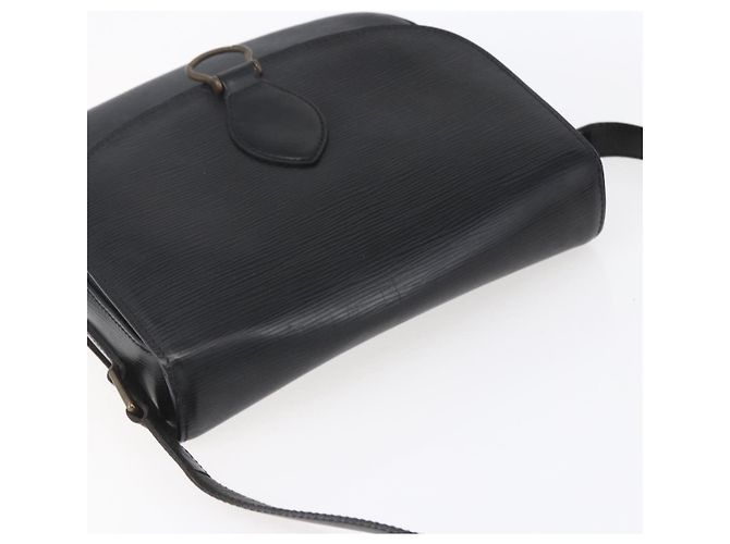 LOUIS VUITTON Borsa a Spalla Epi Saint Cloud GM Nera M52192 LV Auth BA8327 Nero - vista 6