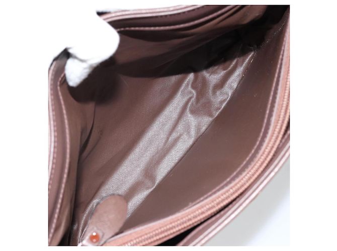 Autre Marque Borsa a Spalla Burberrys Nova Check in Tela Beige Oro Auth ka353 D'oro - vista 11