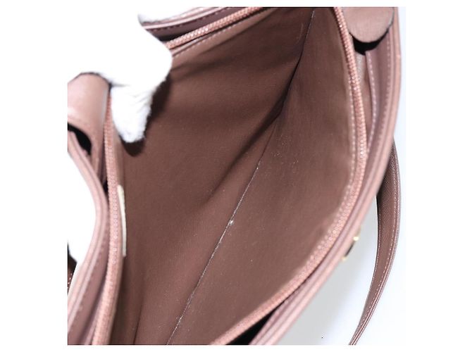 Autre Marque Borsa a Spalla Burberrys Nova Check in Tela Beige Oro Auth ka353 D'oro - vista 12