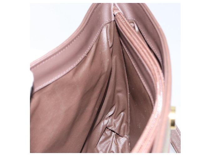 Autre Marque Borsa a Spalla Burberrys Nova Check in Tela Beige Oro Auth ka353 D'oro - vista 17