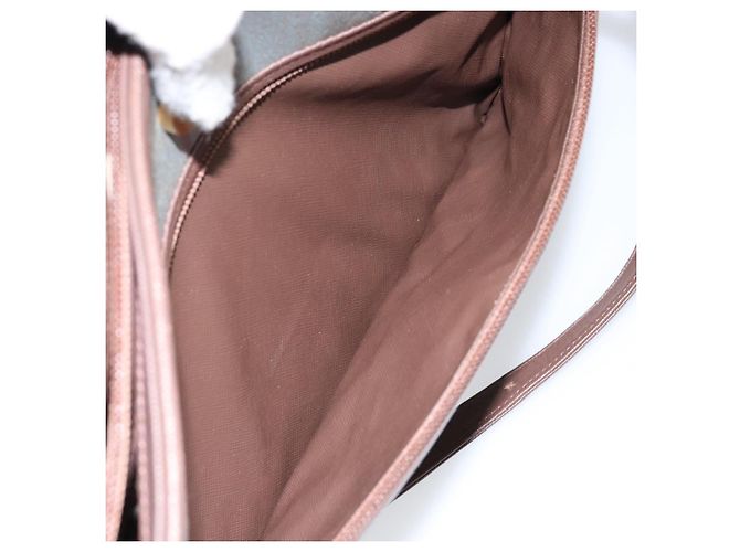 Autre Marque Borsa a Spalla Burberrys Nova Check in Tela Beige Oro Auth ka353 D'oro - vista 21