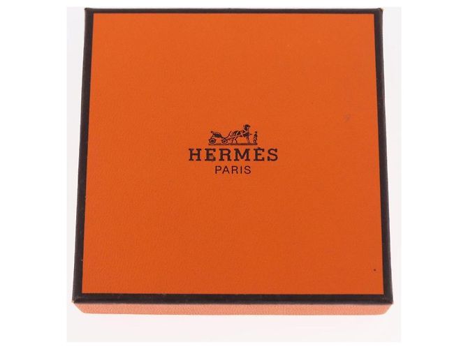Hermès HERMES Charm Metallo Pelle 3 Set Rosso Oro Argento Auth bs30857 D'oro - vista 12