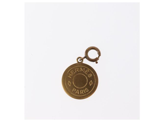 Hermès HERMES Charm Metallo Pelle 3 Set Rosso Oro Argento Auth bs30857 D'oro - vista 13