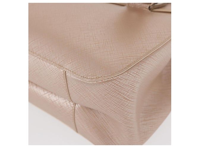 Sac à bandoulière Gancini en cuir rose argenté Salvatore Ferragamo Auth ka356 - vista 15