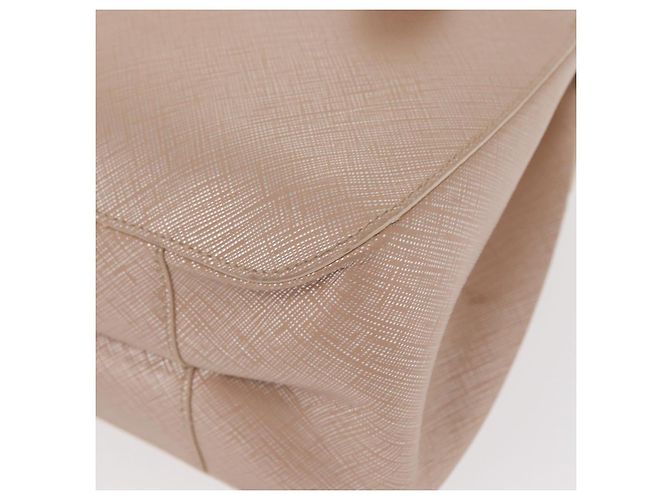 Sac à bandoulière Gancini en cuir rose argenté Salvatore Ferragamo Auth ka356 - vista 17