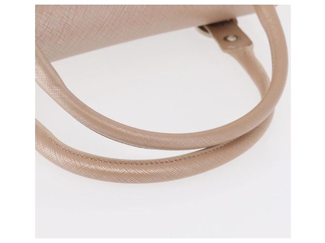 Sac à bandoulière Gancini en cuir rose argenté Salvatore Ferragamo Auth ka356 - vista 8