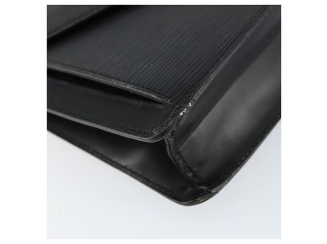 LOUIS VUITTON Epi Serie Dragonne Clutch Bag Nero M52612 LV Auth th6460 - vista 14