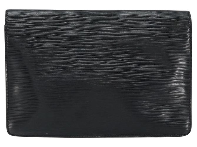 LOUIS VUITTON Epi Serie Dragonne Clutch Bag Nero M52612 LV Auth th6460 - vista 2